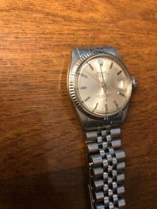 Rolex 1601 Mens Oysterdate Automatic 36mm Stainless Steel 7