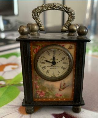 Collectible Old Chinese Belle Handwork Mechanical Table Clock Nn