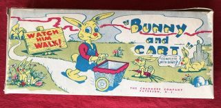 Graphics Bunny And Cart Box.  Bunny Rabbit And Ducks Walker.  No Ramp