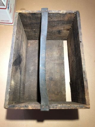 Vintage Atlas Powder Co High Explosives Dynamite TNT Wood Box Wooden Crate 2