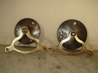 Two Victorian Door Bell Pull Cranks,  Servants Bell Pull Cranks.