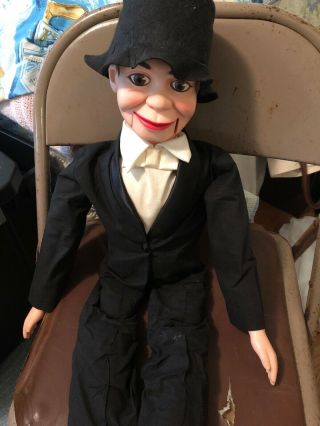 Vintage 1968 Juro Novelty Charlie Mccarthy Ventriloquist Dummy Doll & Org.  Box