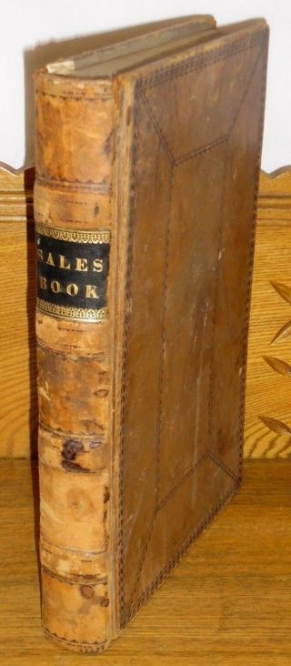 Antique 1851 - 53 Ledger Book - York - Lumber / Timber