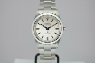 Vintage Rolex Milgauss Automatic Silver Dial Watch Ref 1019 Circa 1960s