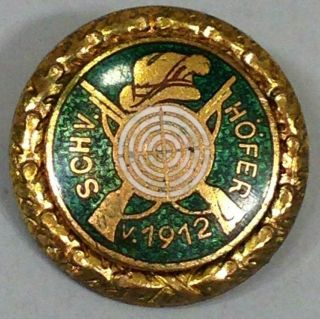 Antique 1912 German Hunting Pin