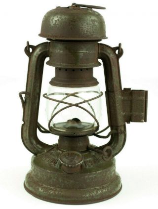 Wwii Lantern Feuerhand Baby No.  176 German Wehrmacht Kerosene Storm Lamp