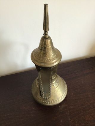Middle Eastern Dallah Coffee Pot Copper Brass Bedouin Islamic 6