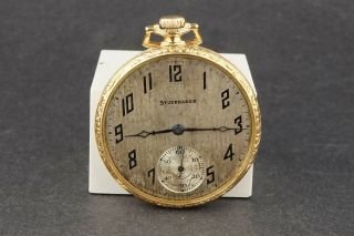 Studebaker South Bend 21 Jewels Gold Filled Pocket Watch Repair Project Ws379