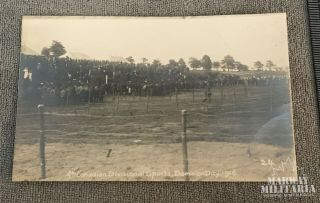 Ww1 Cefpostcard 4th Cdn Division Sports Dominion Day 1916 Barb Wire (17587)
