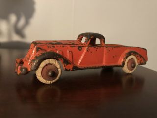 Hubley Cast Iron Toy Pickup Truck With Wood Wheels 1930 - 1940 2234