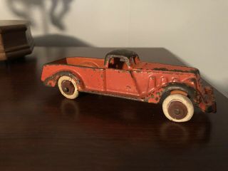 Hubley Cast Iron Toy Pickup Truck with Wood Wheels 1930 - 1940 2234 2
