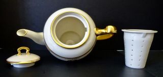 Antique Lenox Tea Set made for Tiffany,  “Virginian” Pattern,  Service for 6 8