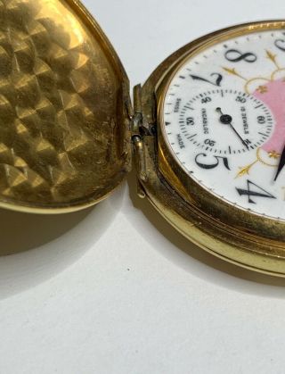 Rare ARNEX INCABLOC Gold Pocket Watch 15 Jewels 3