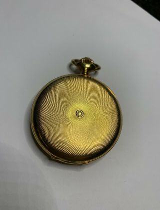 Rare ARNEX INCABLOC Gold Pocket Watch 15 Jewels 7