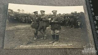 Postcard 4th Canadian Division Sports Dominion Day 1916 Lord Brooke (17593)