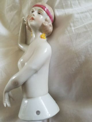 German Porcelain Half Doll 4