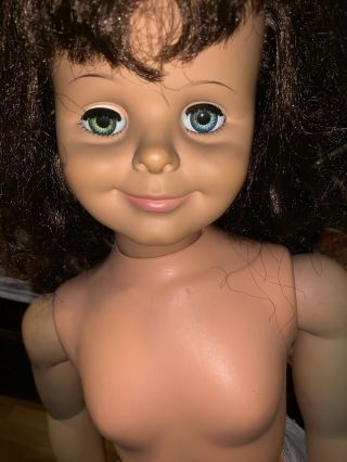 Vintage Brunette Ideal Daddy ' s Girl Playpal Doll by Ideal G - 42 - 1 2