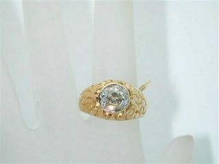 $18,  000 CIRCA 1895 DIAMOND OLD - MINE 2.  00CT SOLITAIRE UNISEX 18K RING - $99 7