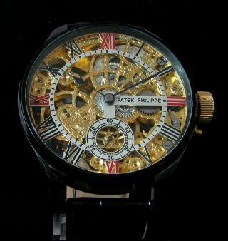 Patek Philippe &co Antique 1874 Art Deco Wristwatch Skeleton