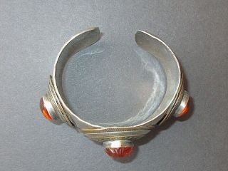 RARE Vintage Tabra Earrings/Bracelet Set BoHo Chic AMBER Scarabs SS Clip - ons 7