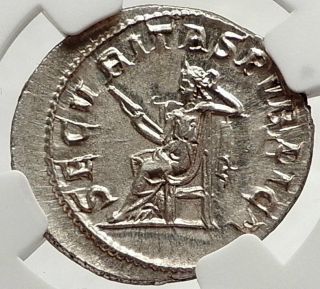 Gordian Iii Ancient 241ad Rome Silver Roman Coin Securitas Ngc Ms I66658