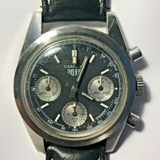 Antique Valjoux 72 Stainless Steel Chronograph