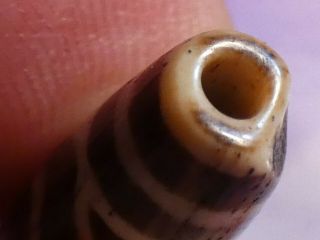 ANCIENT PUMTEK PYU BEAD  5 ZIG ZAG TIGER 