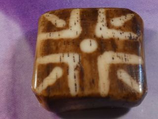 Ancient Pumtek Pyu Bead  Diamond Tab 