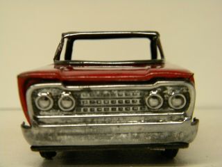 Vintage 1960 Ford Car With Tow Hitch Japan Tin Friction