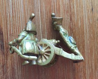 Antique French or Austrian Soldiers Miniature Vienna Bronze Grouping 4