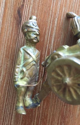 Antique French or Austrian Soldiers Miniature Vienna Bronze Grouping 7