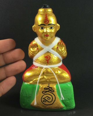 Big Thai Amulet Kuman Thong Kid Ghost Lp Tae Spirit Lucky Rich Voodoo Doll