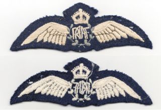 Ww2 Raaf Australian Air Force Pilots Wings Badge Aviator Pilot Brevet 1