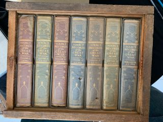 Source Records Of The Great War 1914 To 1919 Wwi Military Hc Books 7 Volume Set