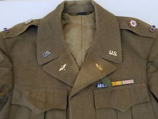 WW2 Ike Jacket Warrant Officer Western Pacific Army Service Command Size 40R 3
