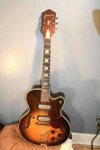 Vintage Harmony H - 62 Archtop Electric Guitar 1950 