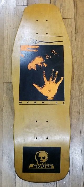 1988 Skull Skates Ken Mcguire Xerox Face Nos Rare Vintage Band Team Deck Hosoi