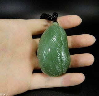 Natural Hand - Carved Chinese Jade Sculpture Hand Player Weight 90g Cabbage Hp003