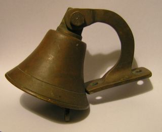 Bronze/brass Door Bell Vintage And Retro
