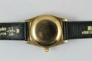 Vintage Rolex Oyster Perpetual Bubbleback Wristwatch 14K Rose Gold Ref.  3131 7