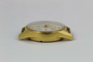 Vintage Heuer Carrera Chronograph Wristwatch Solid 18kt Gold Valjoux 72 4