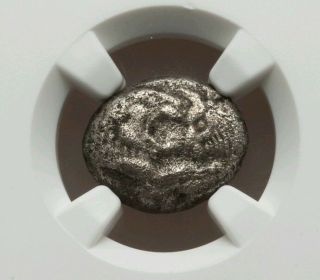 Lydia,  Croesus 1/2 Stater Siglos NGC Choice VF 5/2 Ancient Silver Coin 2