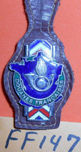 Ff147 Vintage French Border Control Agent Badge By Drago