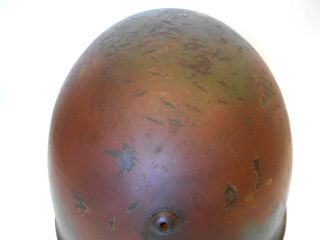 Italian Helmet M33 WWII camouflage italian campaign German Helmet WWII 8