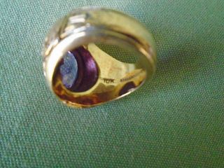 VTG NYC NYU College of Engineer Class 1957 Ring Sz 8.  25 10K Yellow Gold 22 Gram 4