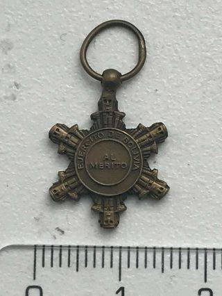 Miniature Bolivia Iron Cross (military Merit).  Ordre,  Orden,  Cross