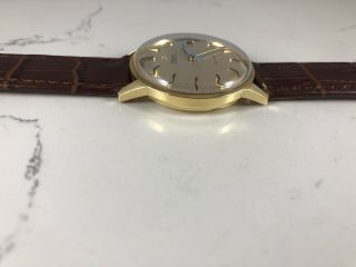 Vintage Omega Seamaster ref 166001 Solid 18k Gold 34.  5 mm 565 Movement 2