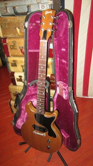 Vintage Circa 1959 Gibson Les Paul Junior Electric Guitar LP JR w/ hard case 2