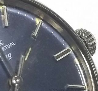 Vintage 1980s Rolex Air - King Precision 5500 Mens Steel Watch w Box 5