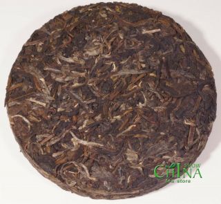 Chinese Bing Dao King Pu ' er Tea Cake organic ancient - tree sheng tea 2